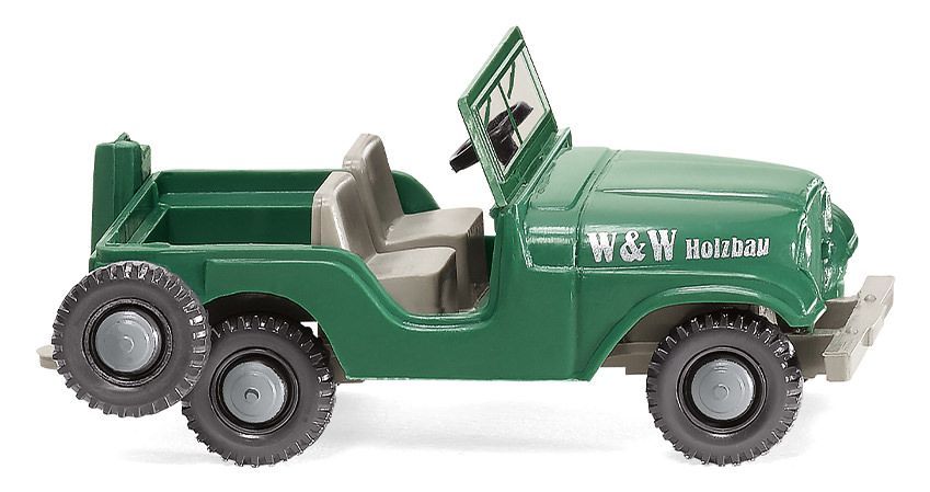 Wiking 001103 - Jeep W&W Holzbau H0 1:87