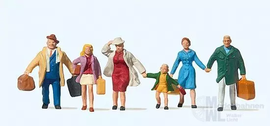 Preiser 10281 - Familie Krause verreist H0 1:87