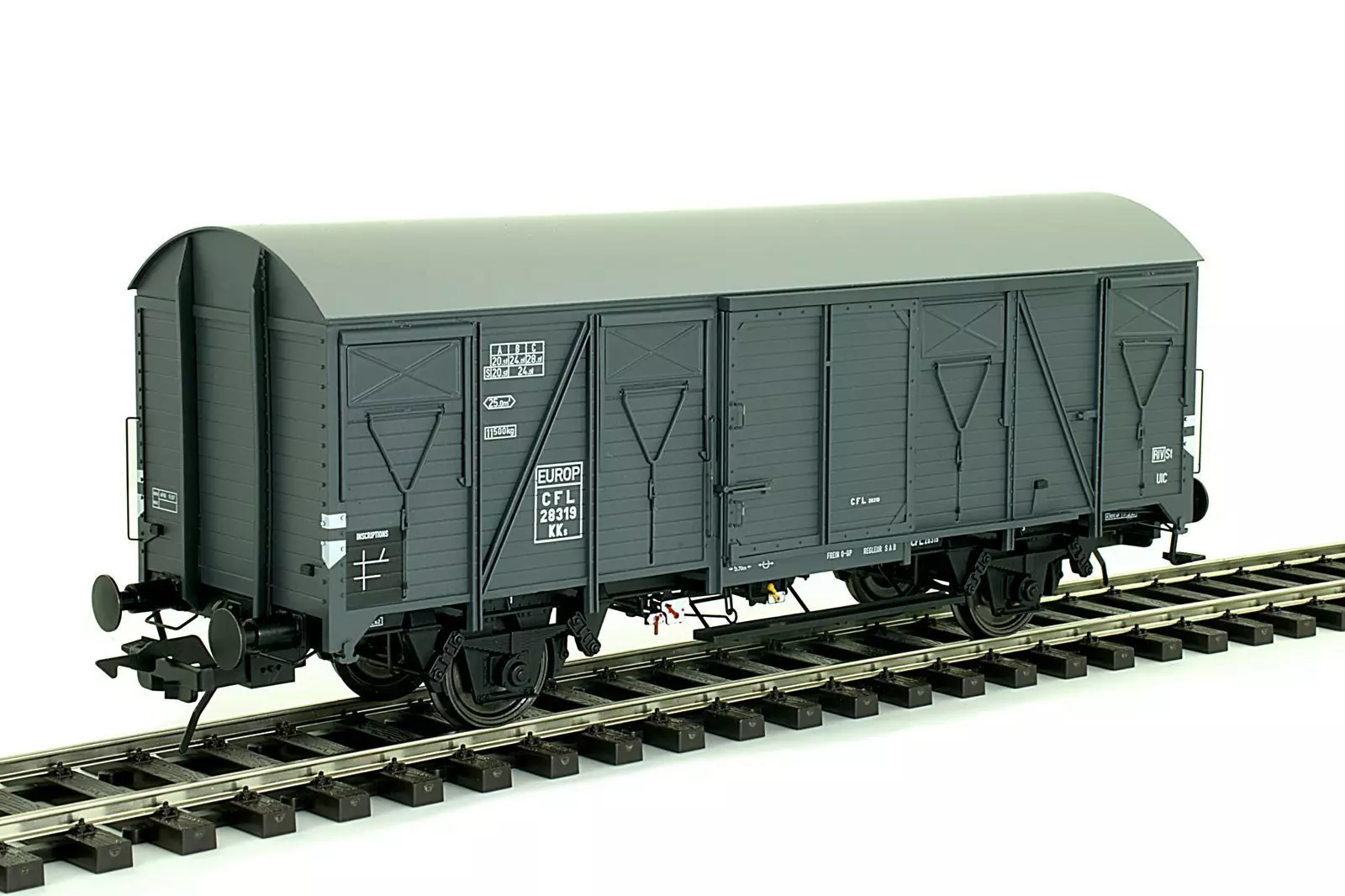Lenz 42246-04 - Güterwagen CFL Ep.III K4 Nr. 28319 Spur 0