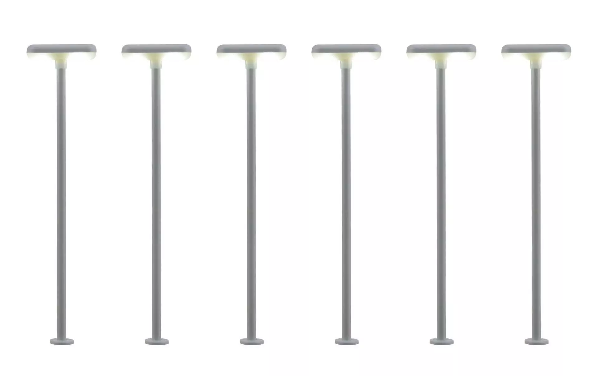 Viessmann 63646 - Bahnsteigleuchte 2 LED weiß 5+1 H0 1:87