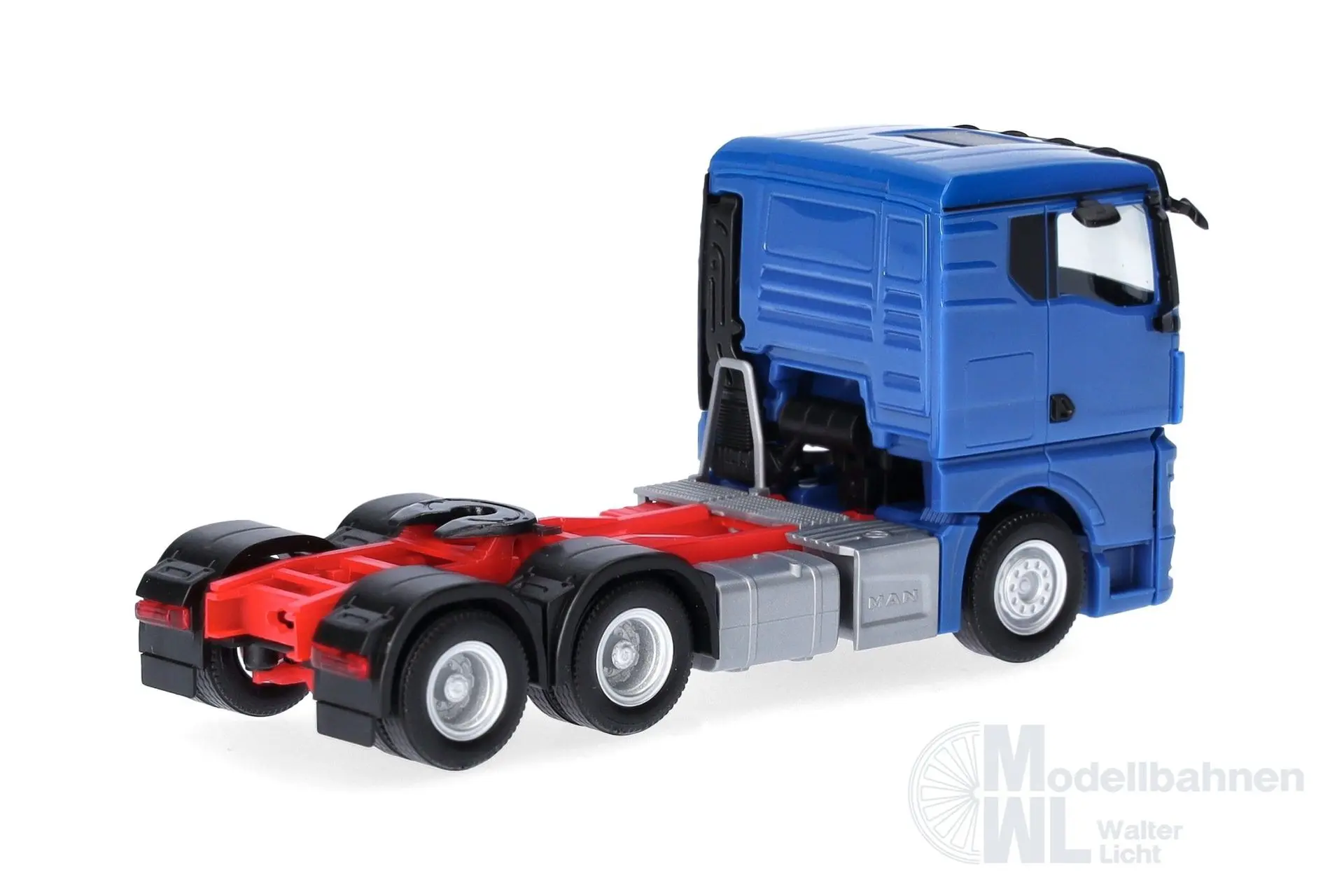 Herpa 320566 - MAN TGX GN Zugmaschine 3 achs blau H0 1:87