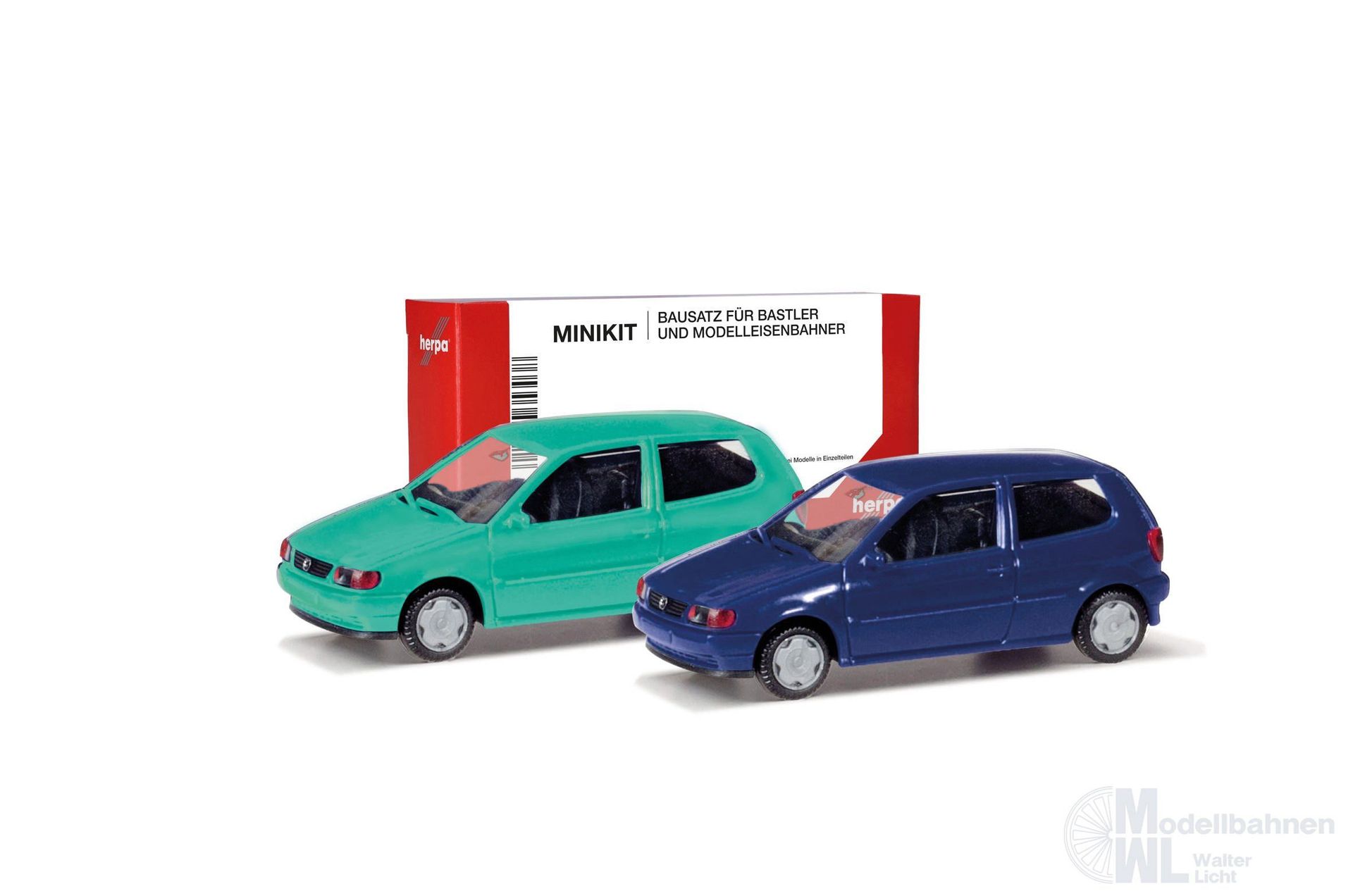 Herpa 012140-007 - MiKi VW Polo 2-Türig, 2er Set 1:160
