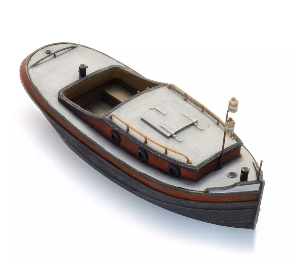 ARTITEC b.v. 50149 - Stoßboot Opduwer Wasserlinie BAUSATZ H0 1:87