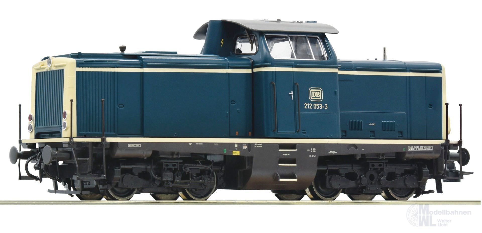 Roco 52539 - Diesellok BR 212 DB Ep.IV/V ozeanblau/beige H0/GL Sound