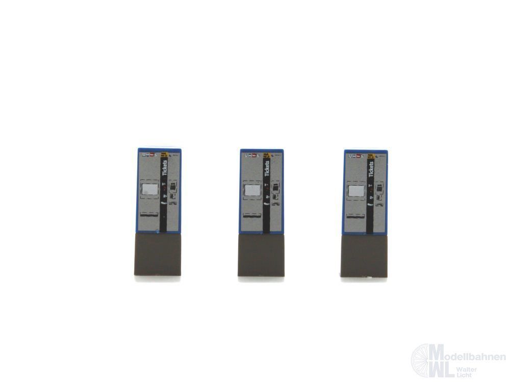Rietze 70299 - Fahrkartenautomat MVV München 3 Stck H0 1:87