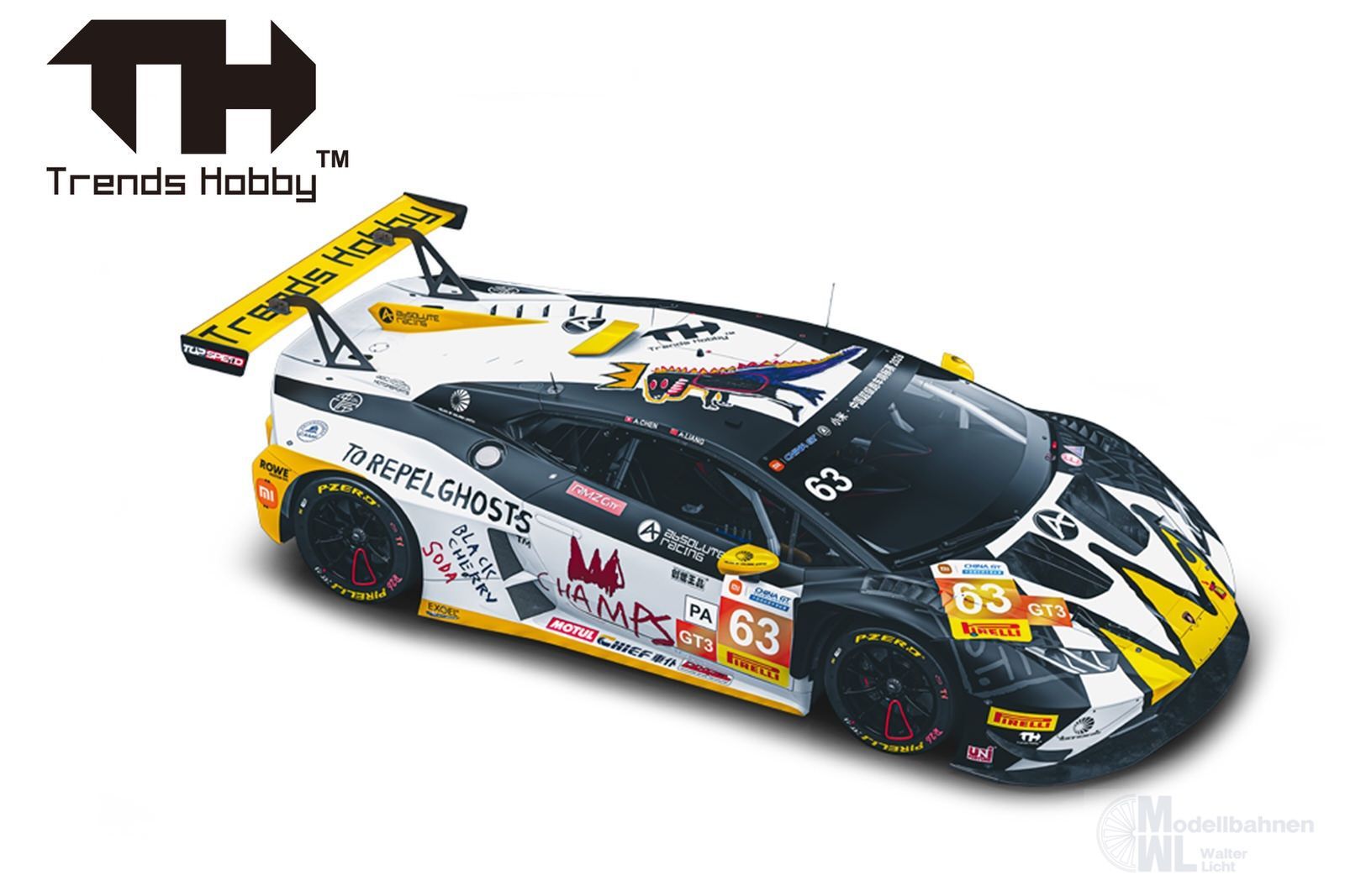 Herpa 864TH000027 - Lamborghini Huracan GT3 GT26 No.63 1:64