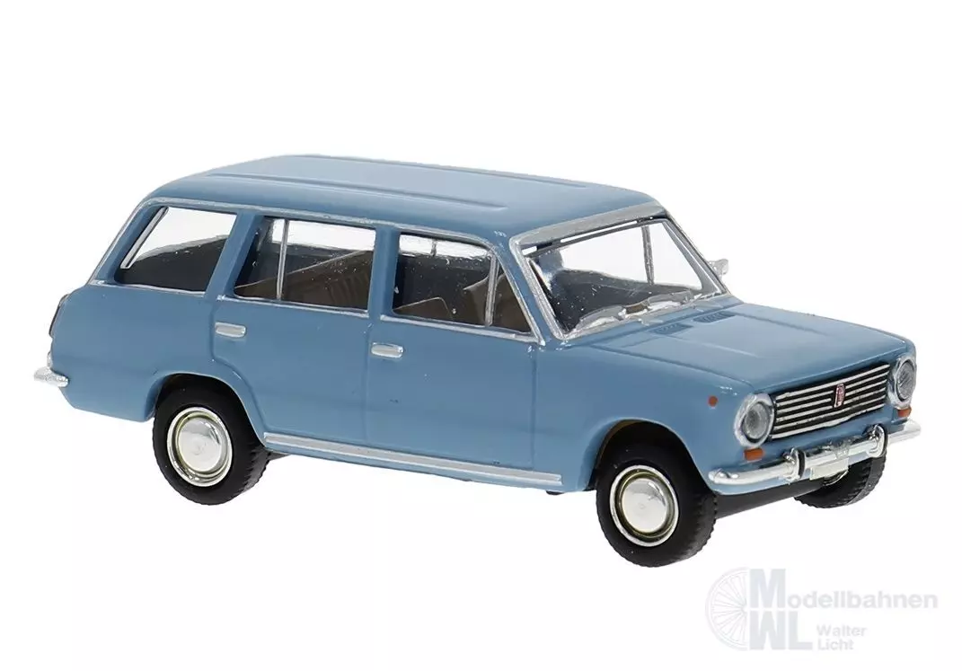 Brekina 22425 - Fiat 124 Familiare in hellblau H0 1:87
