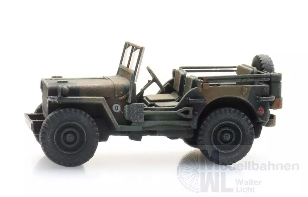 ARTITEC b.v. 6870582 - FR M201 Hotchkiss jeep camo H0 1:87