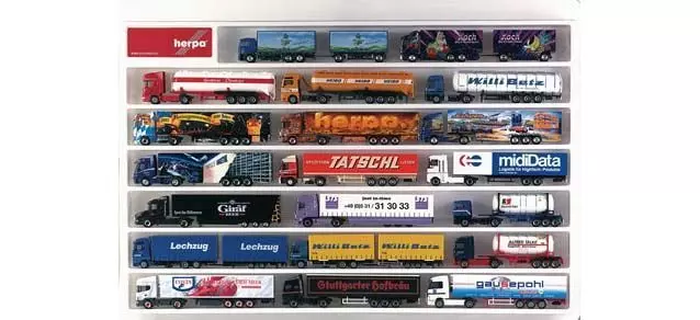 Herpa 29254 - LKW-Schaukastenweiß Eurolänge 1:87