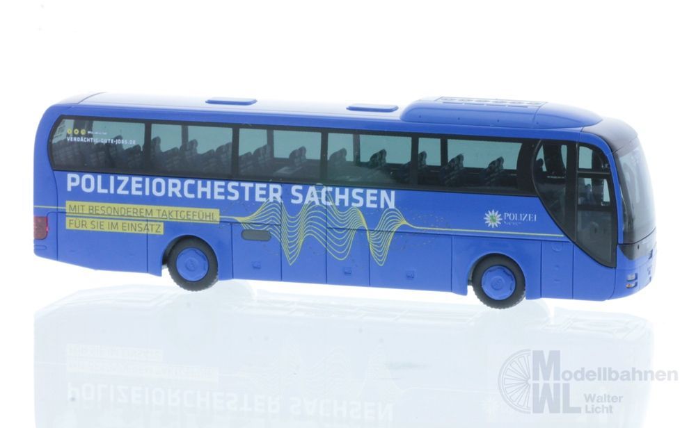 Rietze 65526 - MAN Lion´s Coach Polizeiorchester Sachsen H0 1:87
