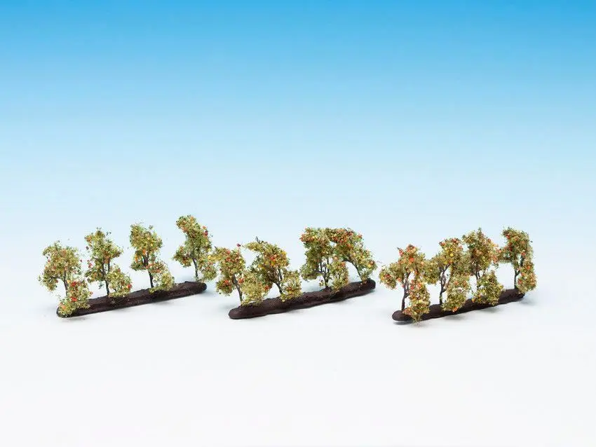 Noch 21537 - Plantagenbäume mit Äpfeln 24 Stück, 2 cm hoch N 1:160 /Z 1:220