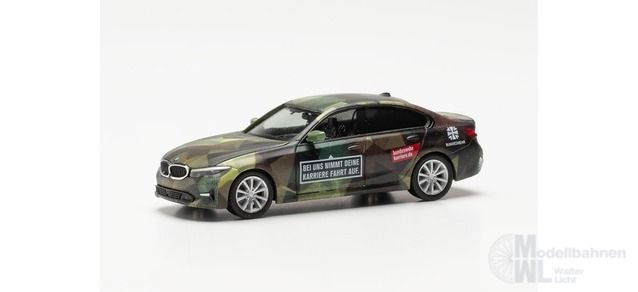Herpa 746885 - BMW 3er Limousine Bundeswehr Personal H0 1:87