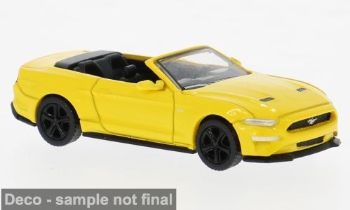 PCX-Models 870566 - Ford Mustang VI Cabriolet gelb 2020 H0 1:87