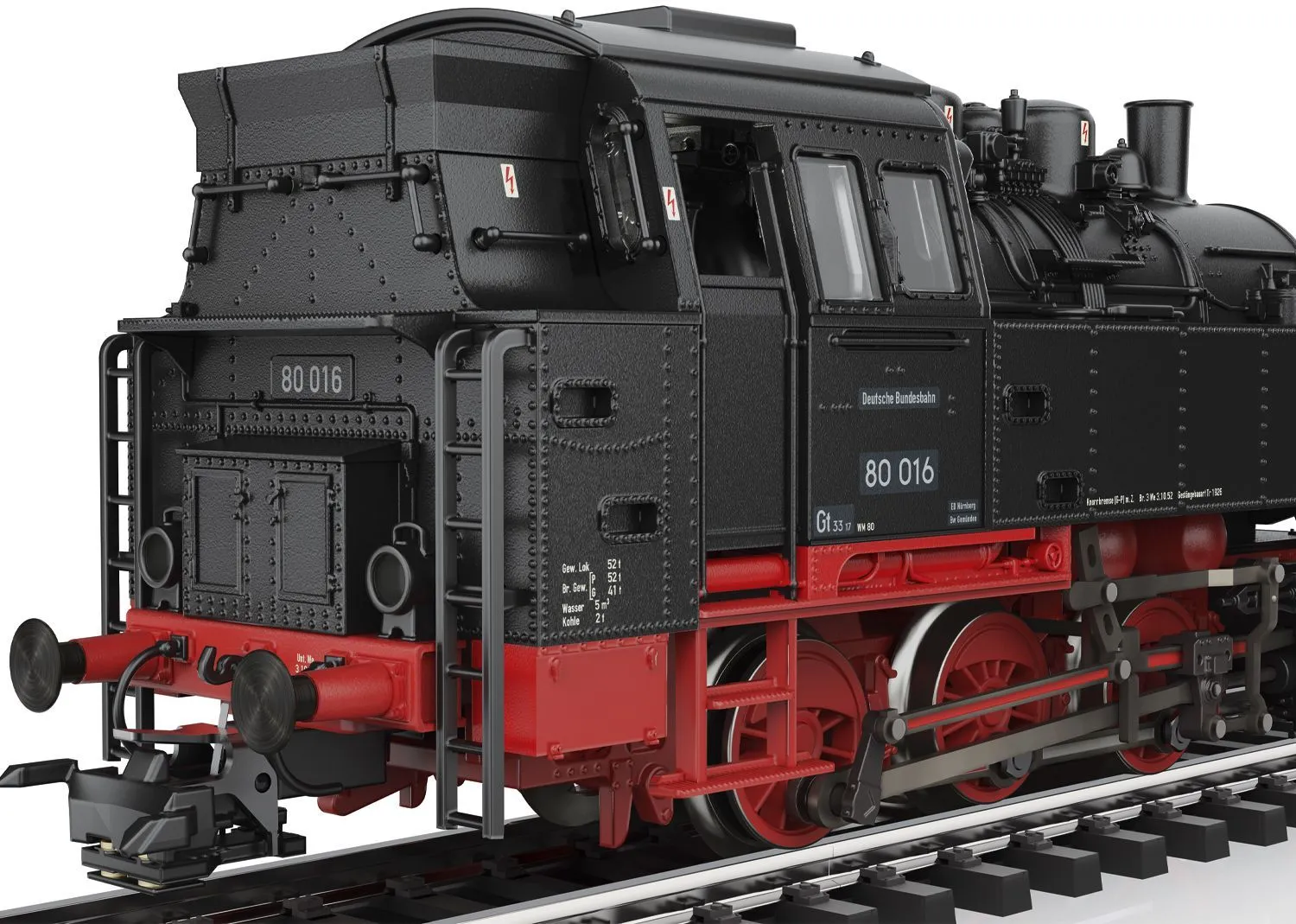 Trix 25080 - Dampflok BR 80 DB Ep.III H0/GL Sound