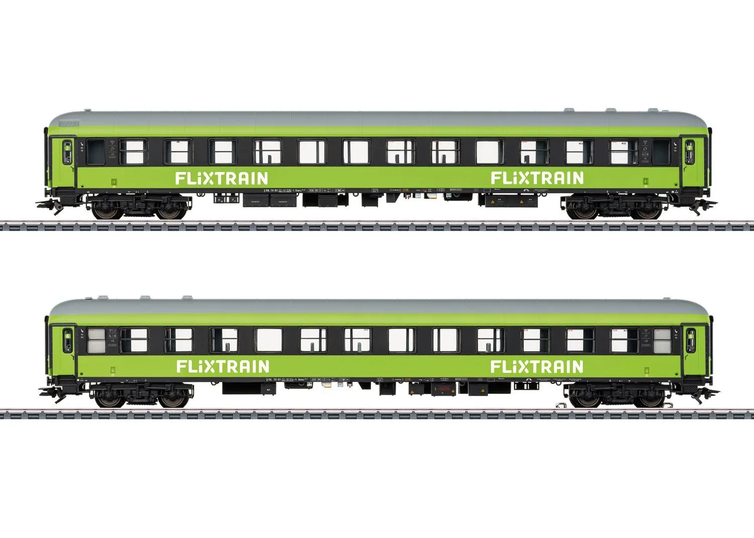 Märklin 42958 - MHI Wagen-Set 2 Flixtrain Ep.VI 2.tlg. H0/WS