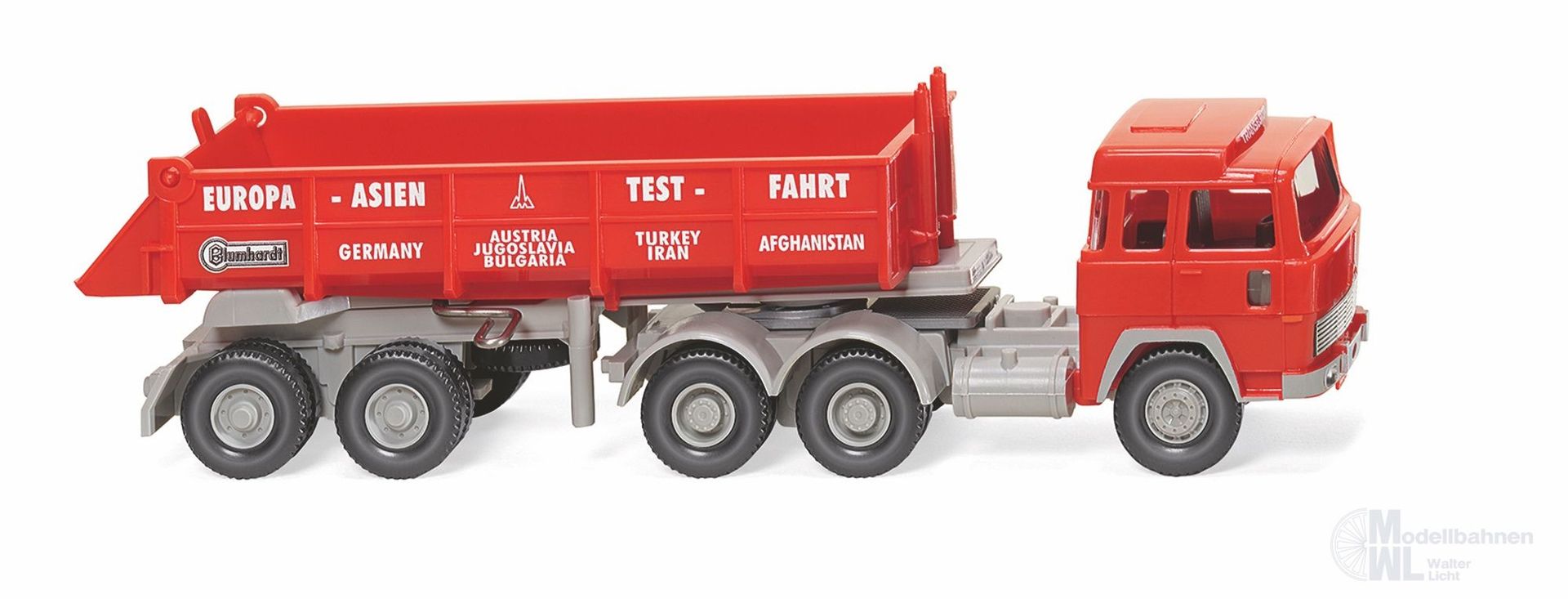 Wiking 067708 - Hinterkippersattelzug Magirus 235 D H0 1:87