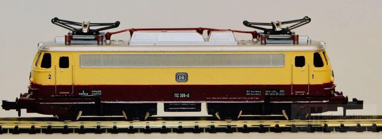 Trix 12930 - MINITRIX - E-Lok BR 112 309-0 DB Ep.IV N 1:160