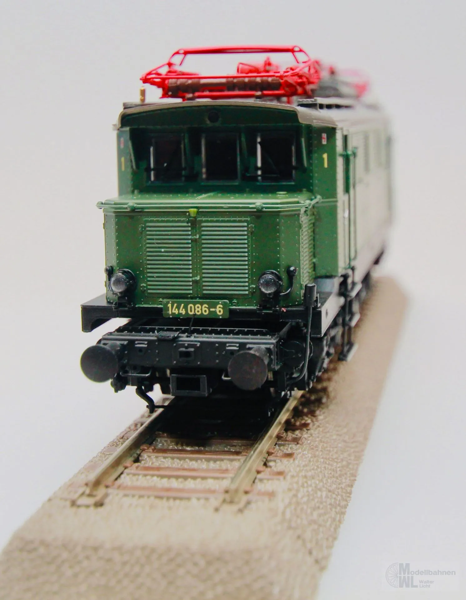 Brawa 43452 - BRAWA - E-Lok BR 144 086-6 DB Ep.IV grün H0/GL Sound
