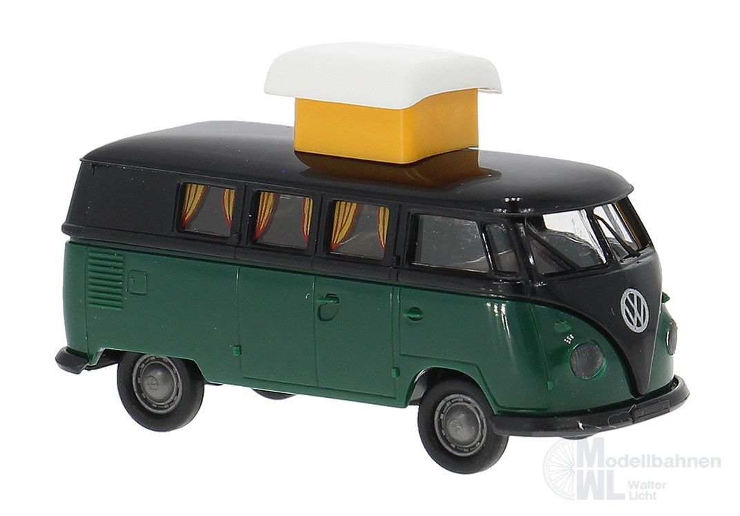 Brekina 31634 - VW T1b Camper schwarz  H0 1:87
