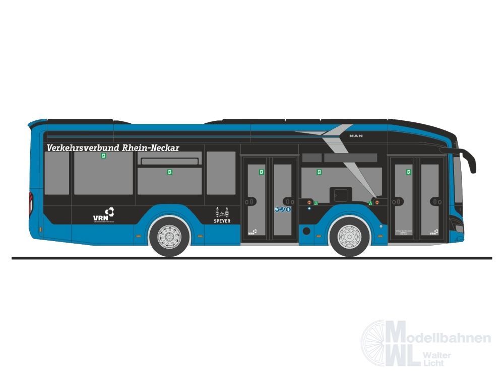 Rietze 74614 - MAN Lion´s City 10 E DB Regio Bus Mitte - VRN Stadtbus Speyer H0 1:87