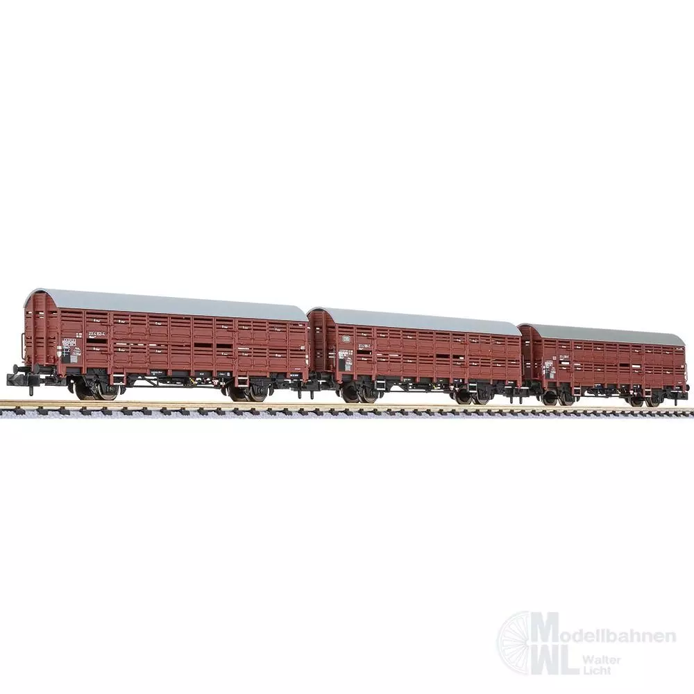 Liliput 260141 - Verschlagwagen Set DB Ep.IV 3.tlg. N 1:160