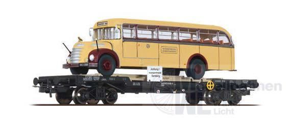 Liliput 235784 - Transportwagen ÖBB Ep.IV mit Bahnbus Gräf & Stift H0/GL