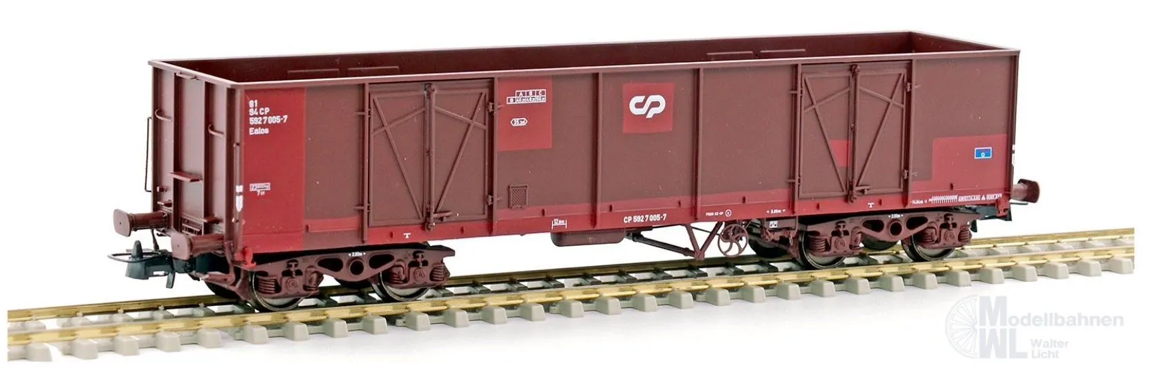 Sudexpress S592005 - Güterwagen offen CP Ep.V Ealos para Espanha 81 94 592 7 005-7 H0/GL