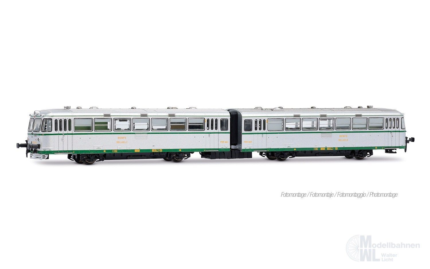 Arnold 2679S - Dieseltriebwagen BR 591.400 RENFE Ep.IV N 1:160 Sound