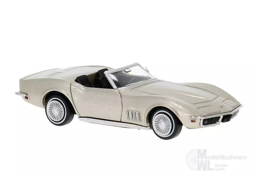 Brekina 19993 - Chevrolet Corvette C3 gold H0 1:87