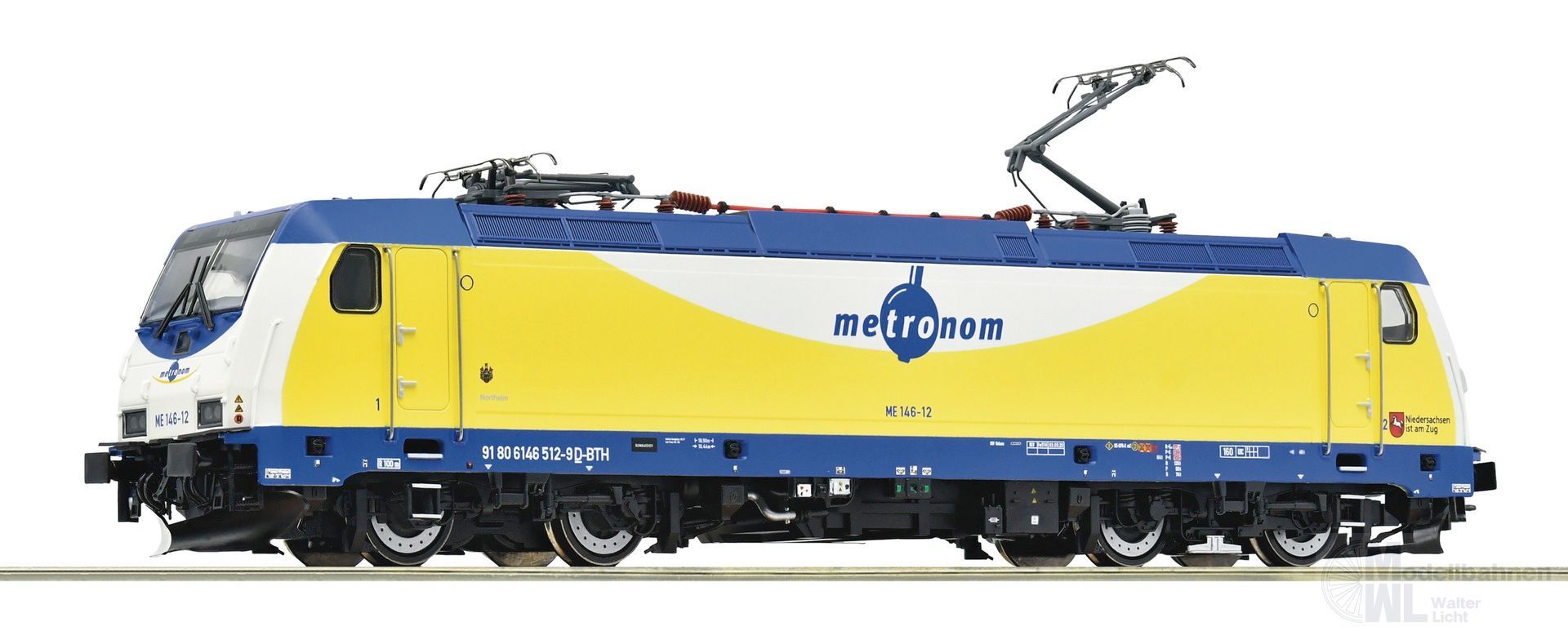 Roco 7520037 - E-Lok BR ME146-12 Metronom Ep.VI H0/WS Sound