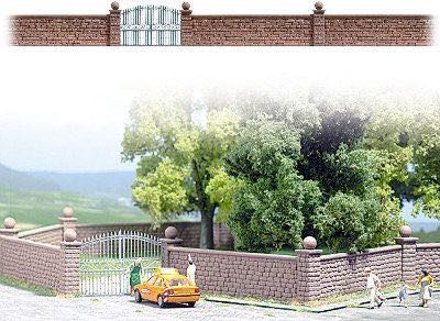 Busch 6014 - Steinmauer/Tor H0 1:87