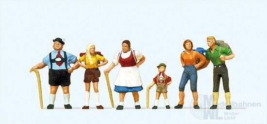 Preiser 10280 - Familie Krause im Allgäu H0 1:87