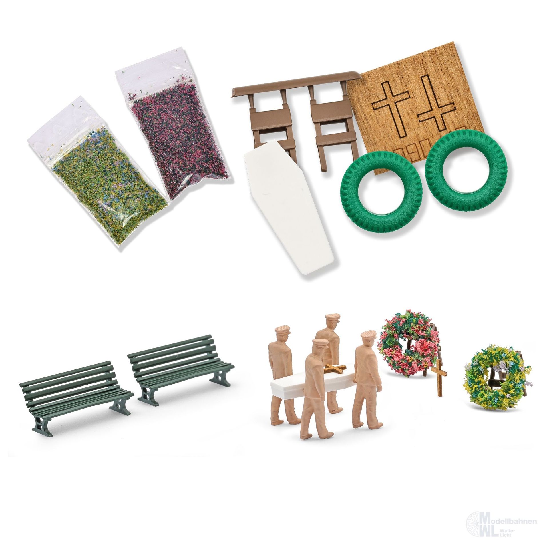 Busch 1868 - Sargträger TT 1:120