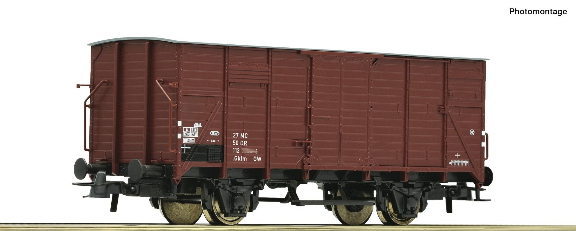 Roco 6600489 - Gedeckter Güterwagen G10 DR