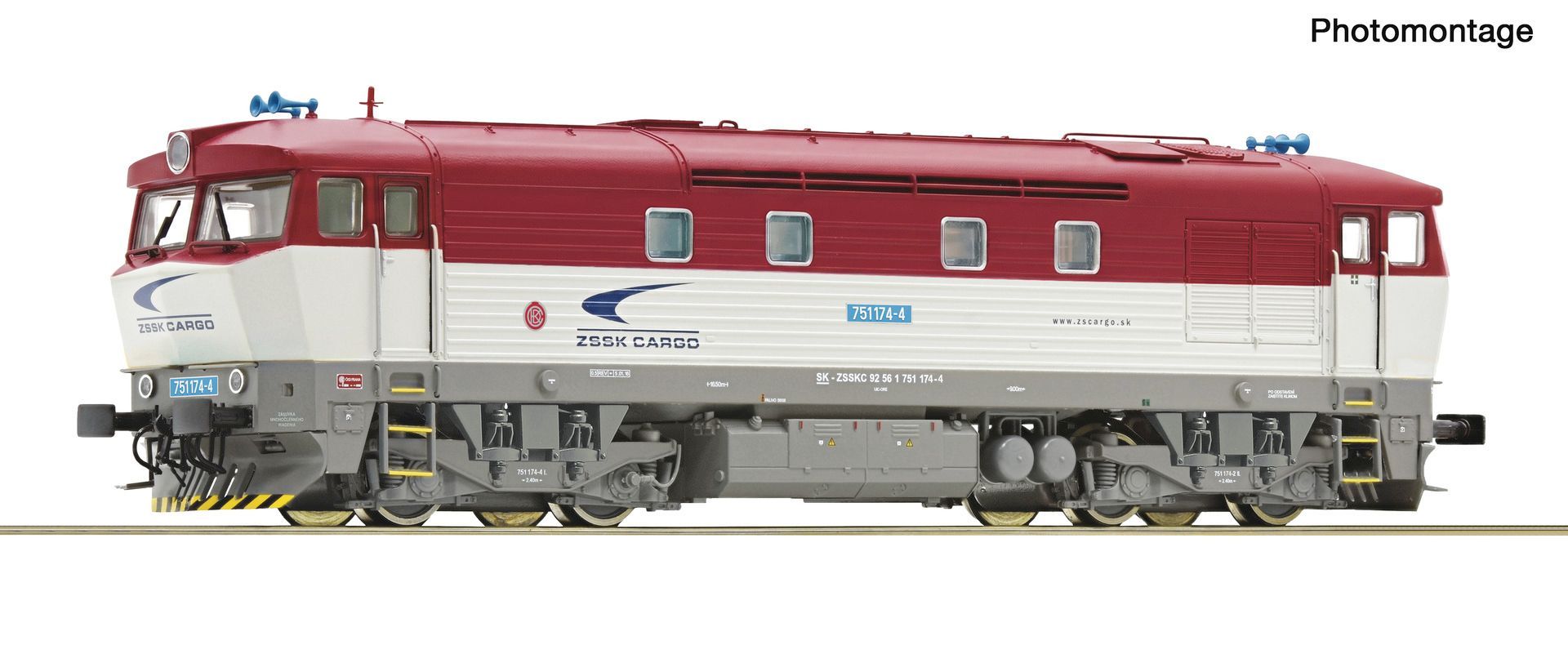 Roco 7300150 - Diesellok Rh 751/752 ZSSK Cargo H0/GL