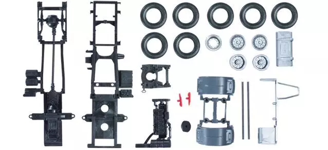 Herpa 83676 - Fahrgestell MAN TGS Euro 6 Zugmaschine 2-achs Inhalt: 2 Stk. 1:87