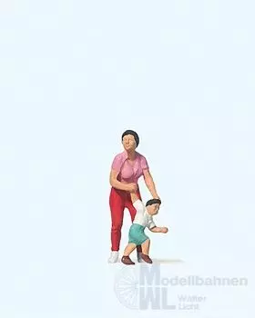 Preiser 28023 - Mutter mit Kind H0 1:87