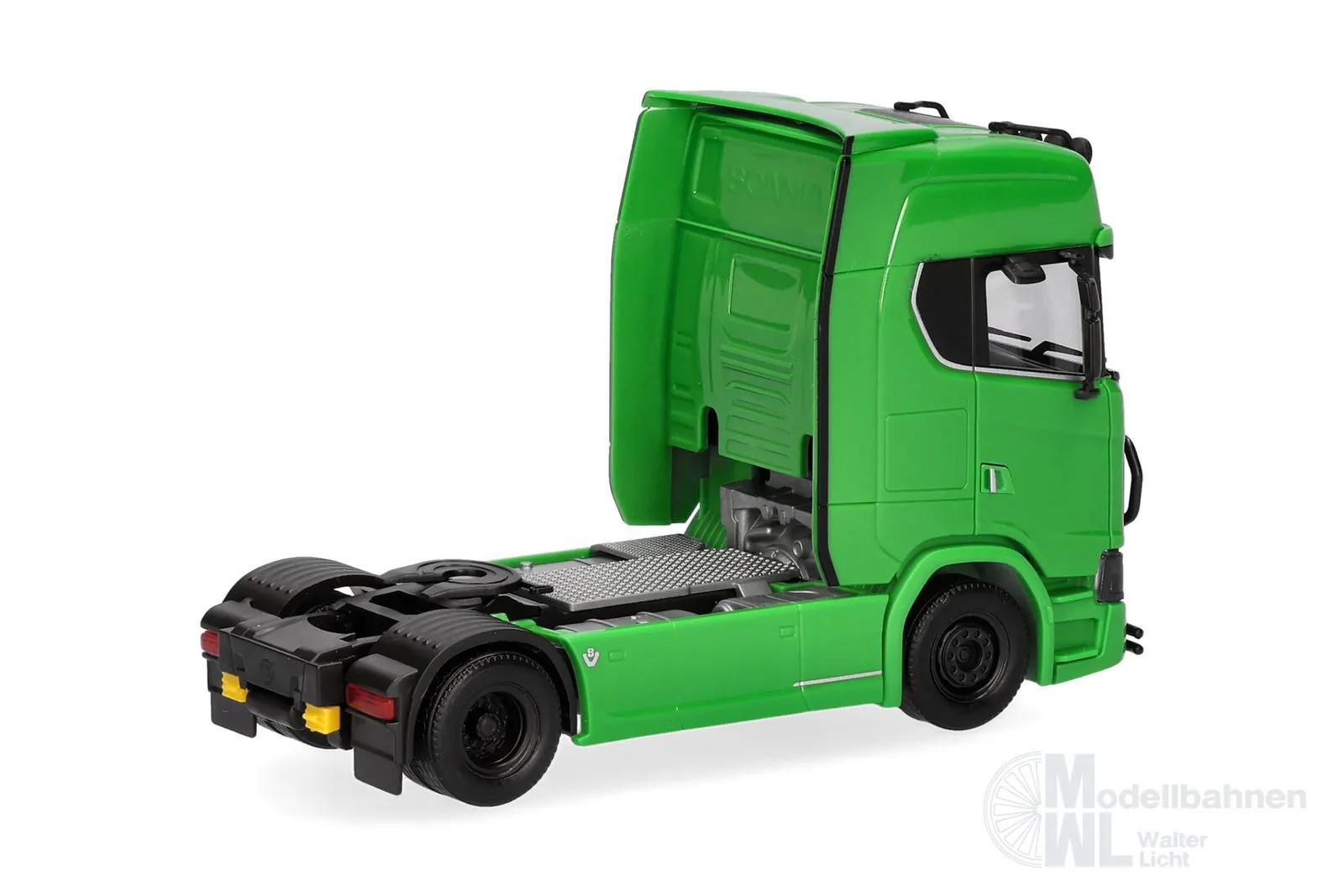 Herpa 310116-006 - Scania CS 20 Hochdach Zugmaschine mit Lampenbügel grün H0 1:87