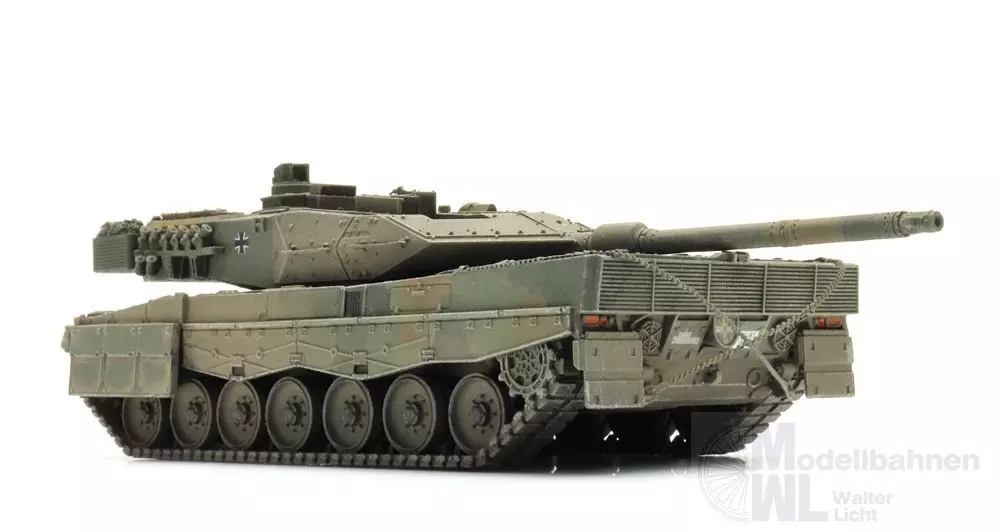 ARTITEC b.v. 6870676 - BRD Leopard 2A6 Eisenbahntransport Fertigmodell H0 1:87
