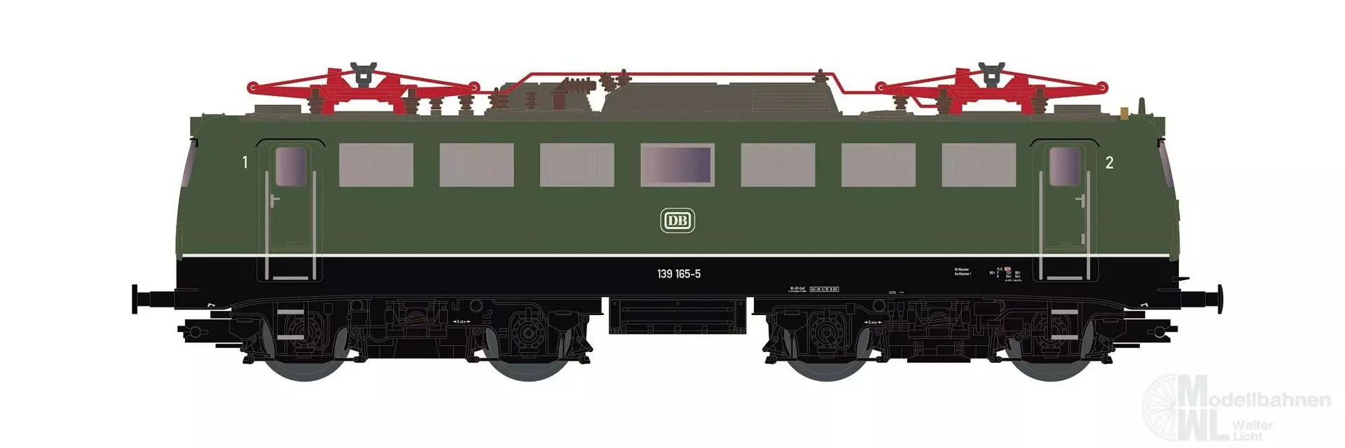 Hobbytrain 28142S - E-Lok BR 139 DB Ep.IV N 1:160 Sound