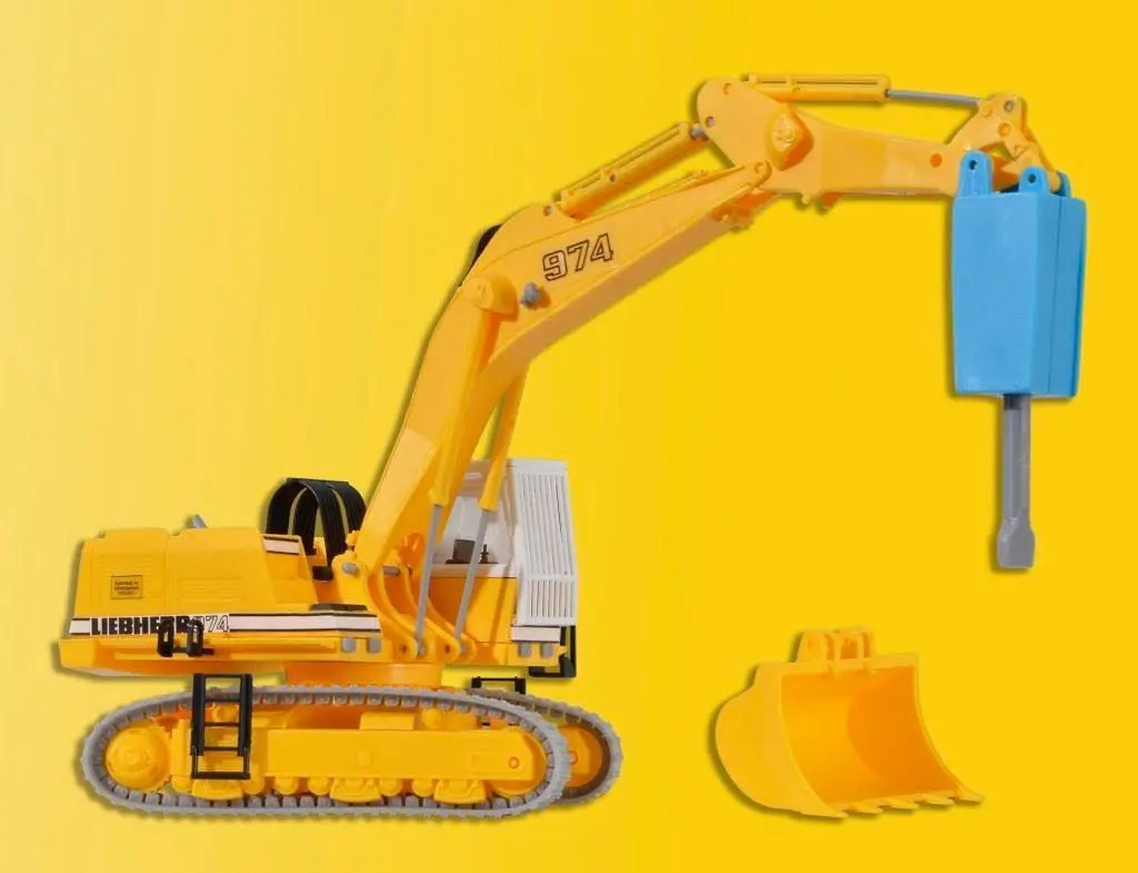 Kibri 11271 - LIEBHERR 974 mit Abbruchmeißel und Schutzkäfig H0 1:87
