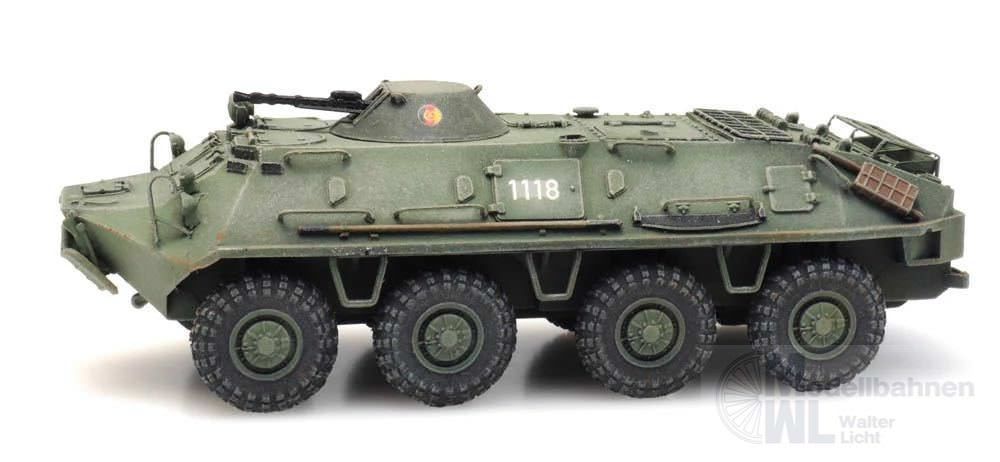 ARTITEC b.v. 6870287 - DDR BTR 60PB/SPW 60PB NVA Eisenbahntransport H0 1:87 ARTITEC b.v. 6870287 - DDR BTR 60PB/SPW 60PB NVA Eisenbahntransport H0 1:87