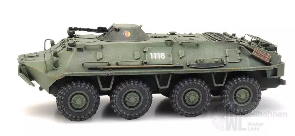 ARTITEC b.v. 6870287 - DDR BTR 60PB/SPW 60PB NVA Eisenbahntransport H0 1:87