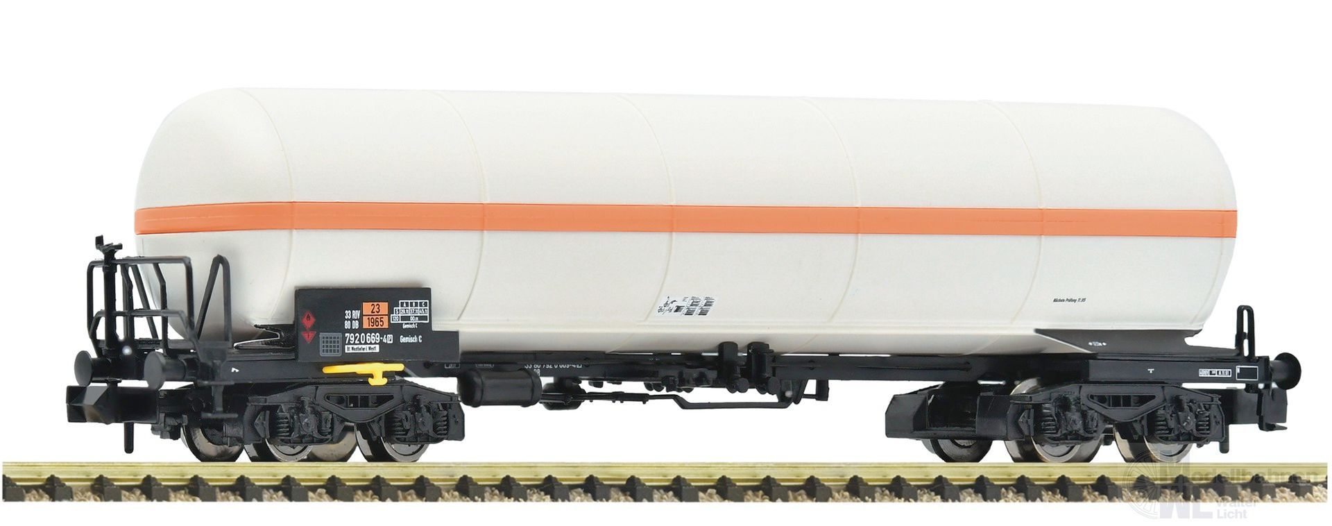 Fleischmann 6660081 - Druckgaskesselwagen DB Ep.IV N 1:160 Fleischmann 6660081 - Druckgaskesselwagen DB Ep.IV N 1:160