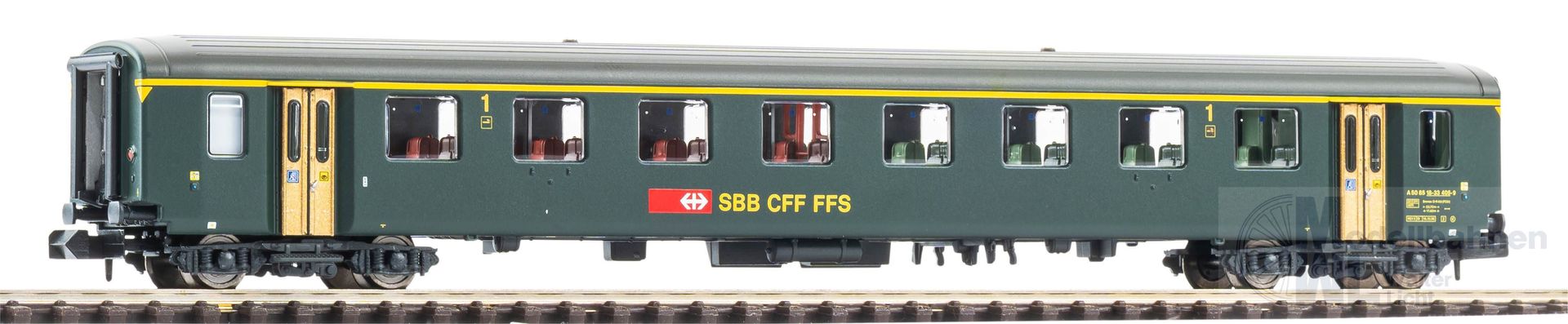 Piko 94389 - Personenwagen SBB Ep.IV EWI 1.Kl. neue Schrift N 1:160