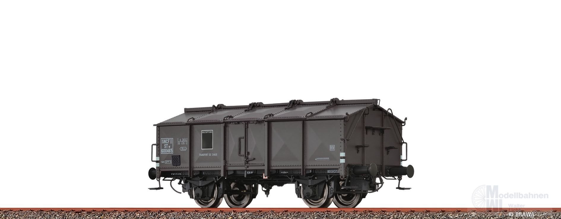 Brawa 50644 - Klappdeckelwagen SNCF Ep.III STw H0/GL Brawa 50644 - Klappdeckelwagen SNCF Ep.III STw H0/GL
