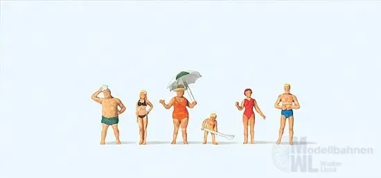 Preiser 79070 - Familie Krause am Strand N 1:160