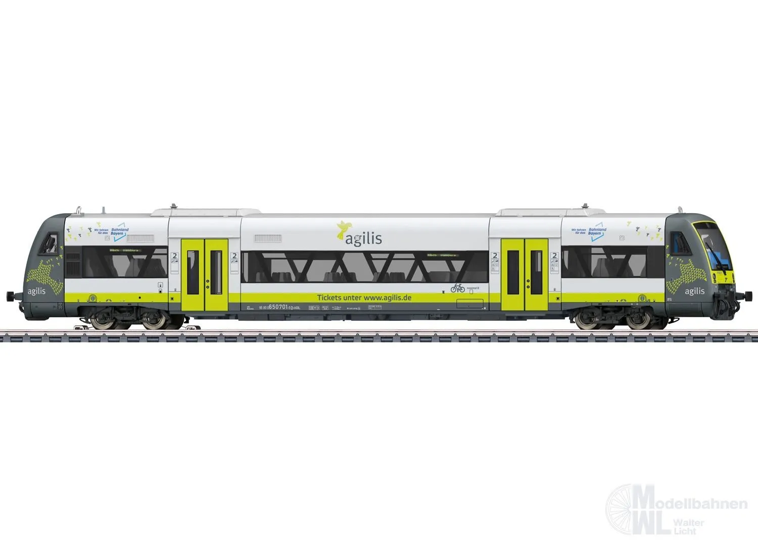 Märklin 36968 - Dieseltriebwagen RS 1 BR 650 agilis Ep.VI H0/WS Sound