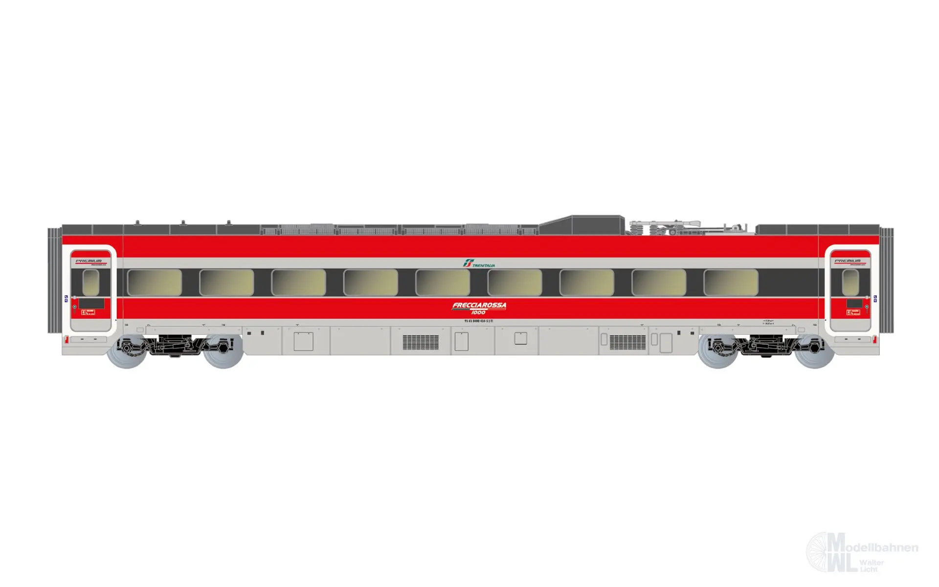 Arnold 3512 - Ergänzungswagen Set ETR 1000 FS Ep.VI 4.tlg. N 1:160