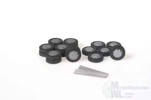 Rietze 70087 - Reifensatz MAN 6 einfach/doppelt H0 1:87